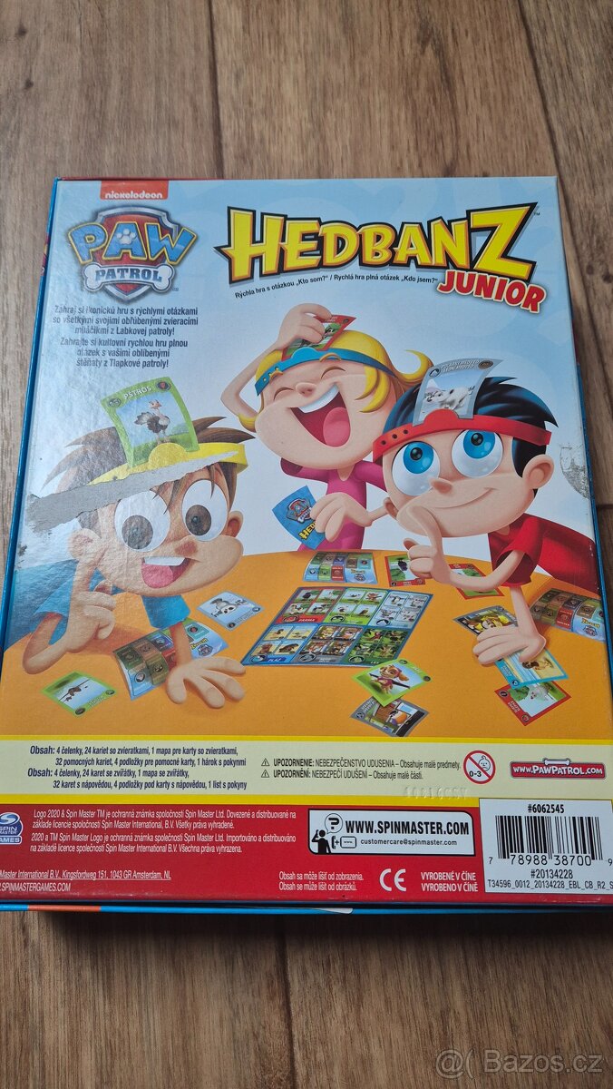 Hedbanz junior Tlapková patrola - 2