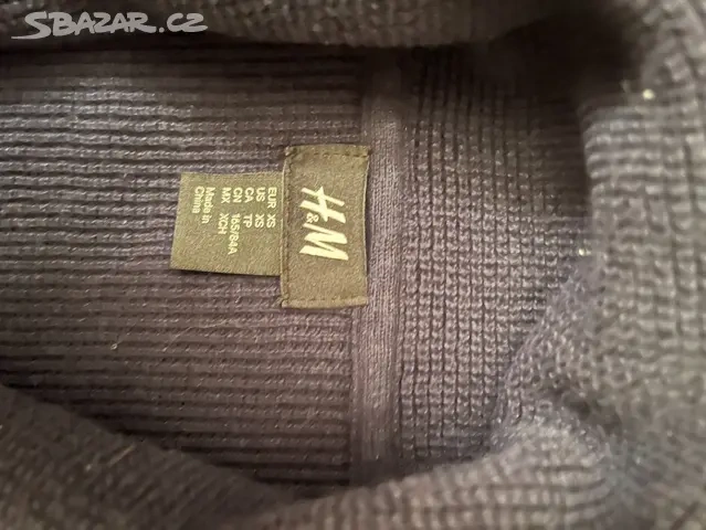 Tm. modrá mikina - svetr zn. H&M - 2