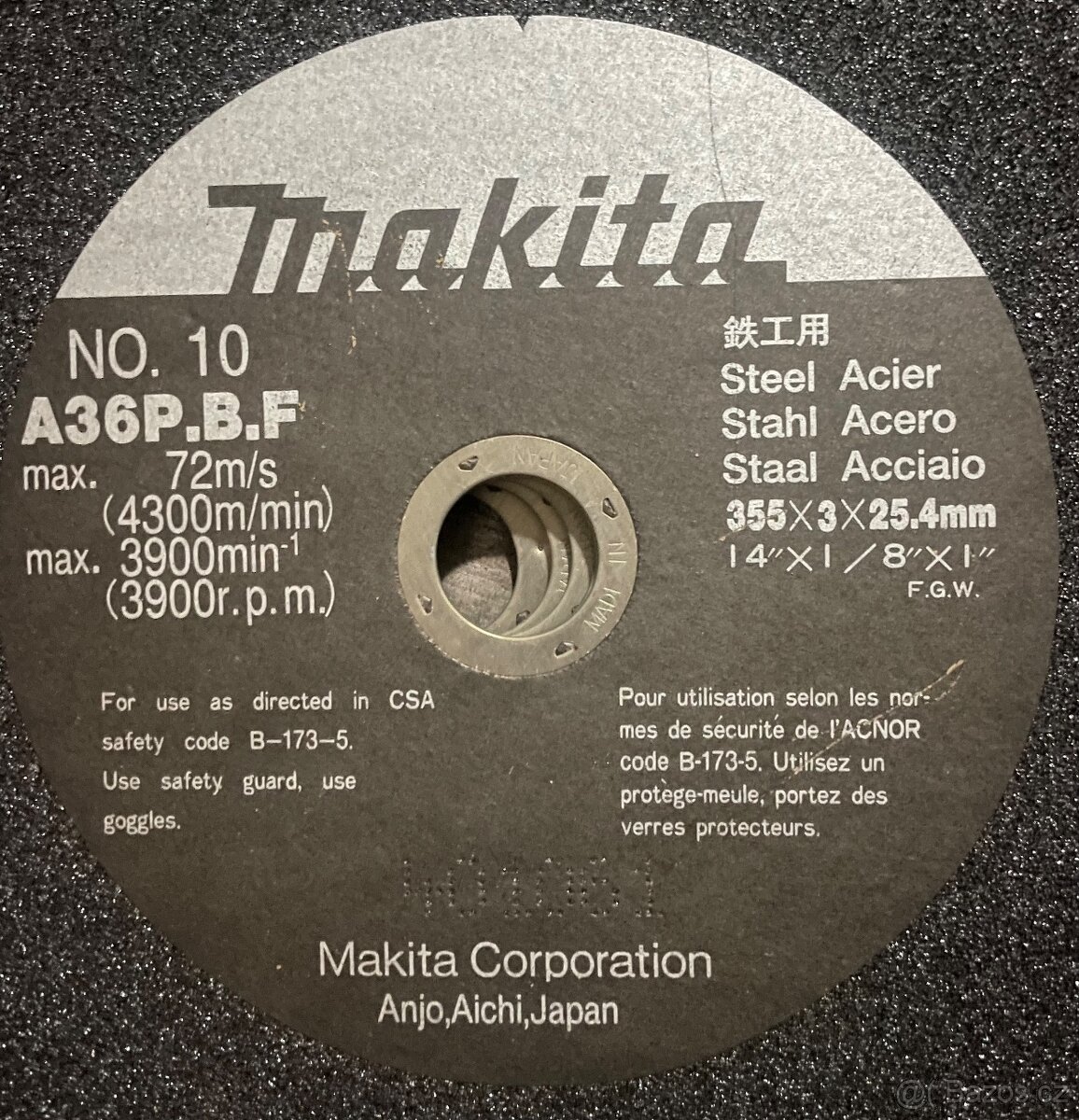 Řezné kotouče Makita 5ks - 2