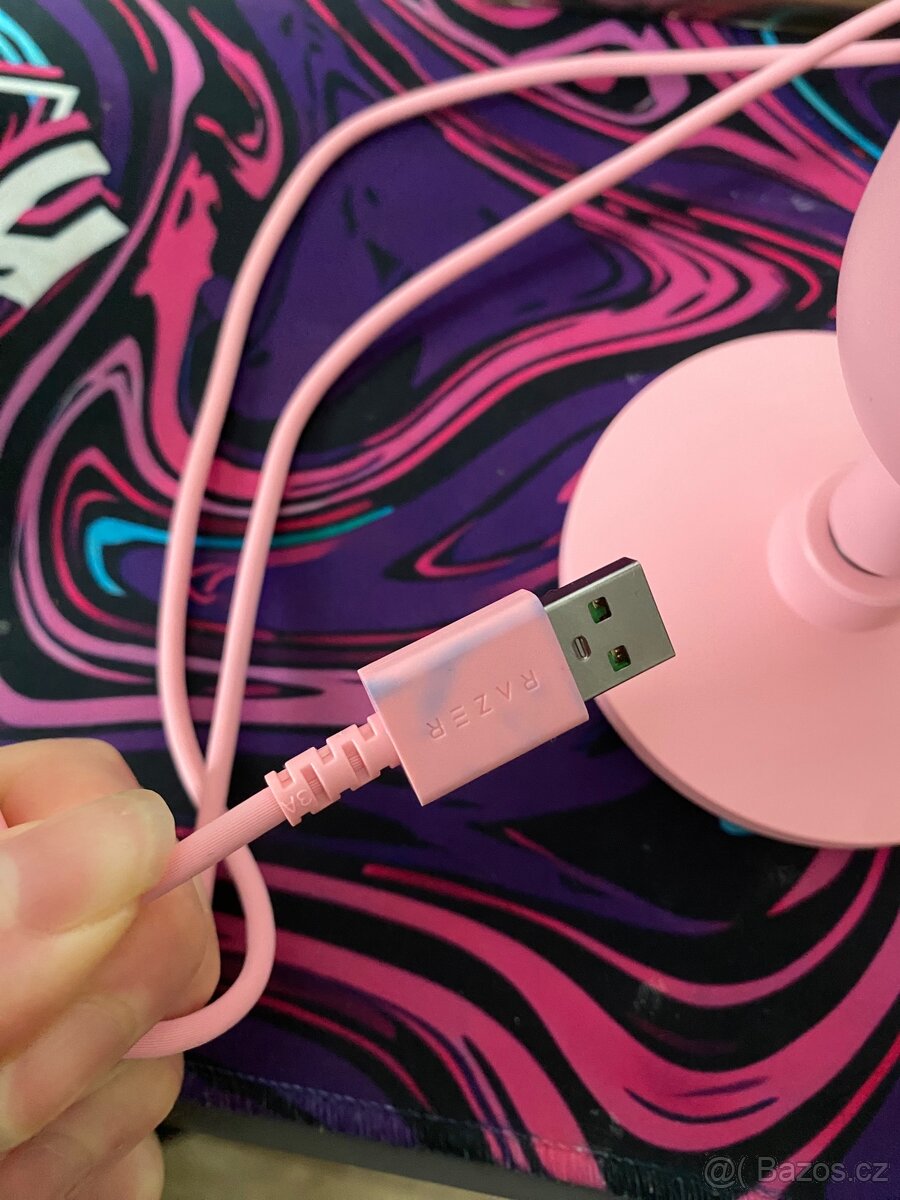 Razer Seiren V3 Mini mikrofon růžový - 2