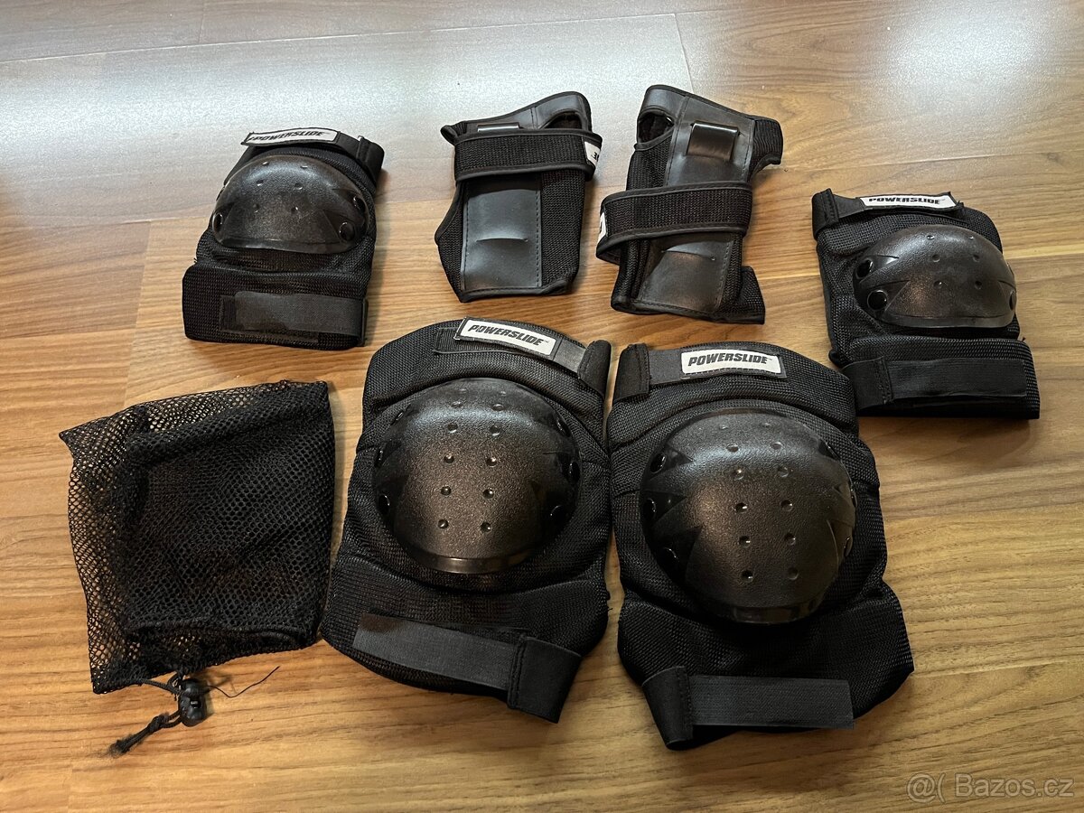 Kolečkové brusle (vel. 47) + chrániče - 2