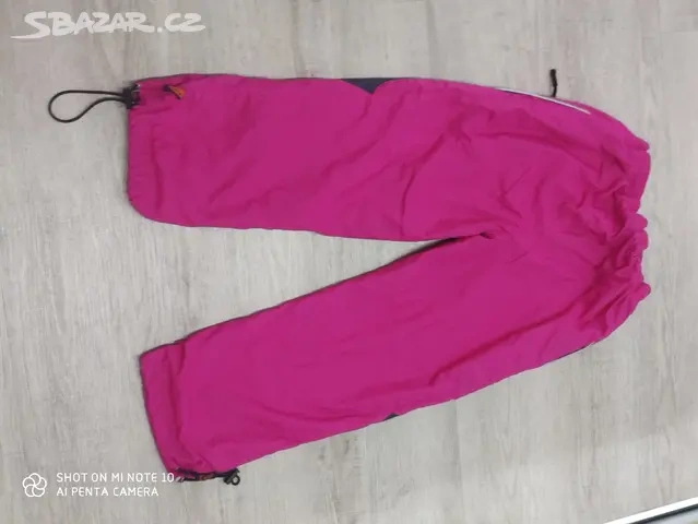 Dívčí šusťákové kalhoty vel.122 - 2