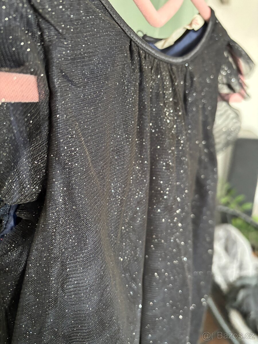 Šaty tmavě modré H&M 122 - 2