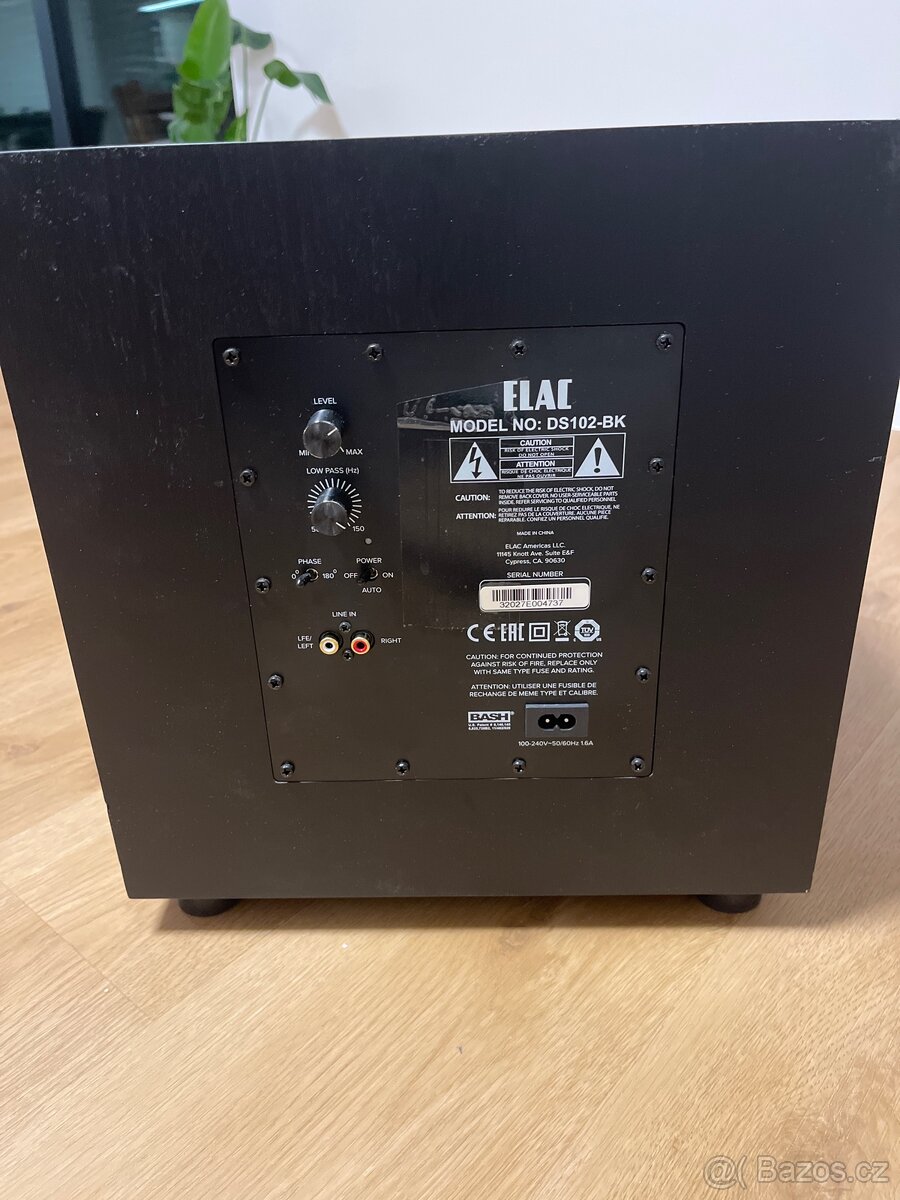 Subwoofer Elac DS102 černý - 2