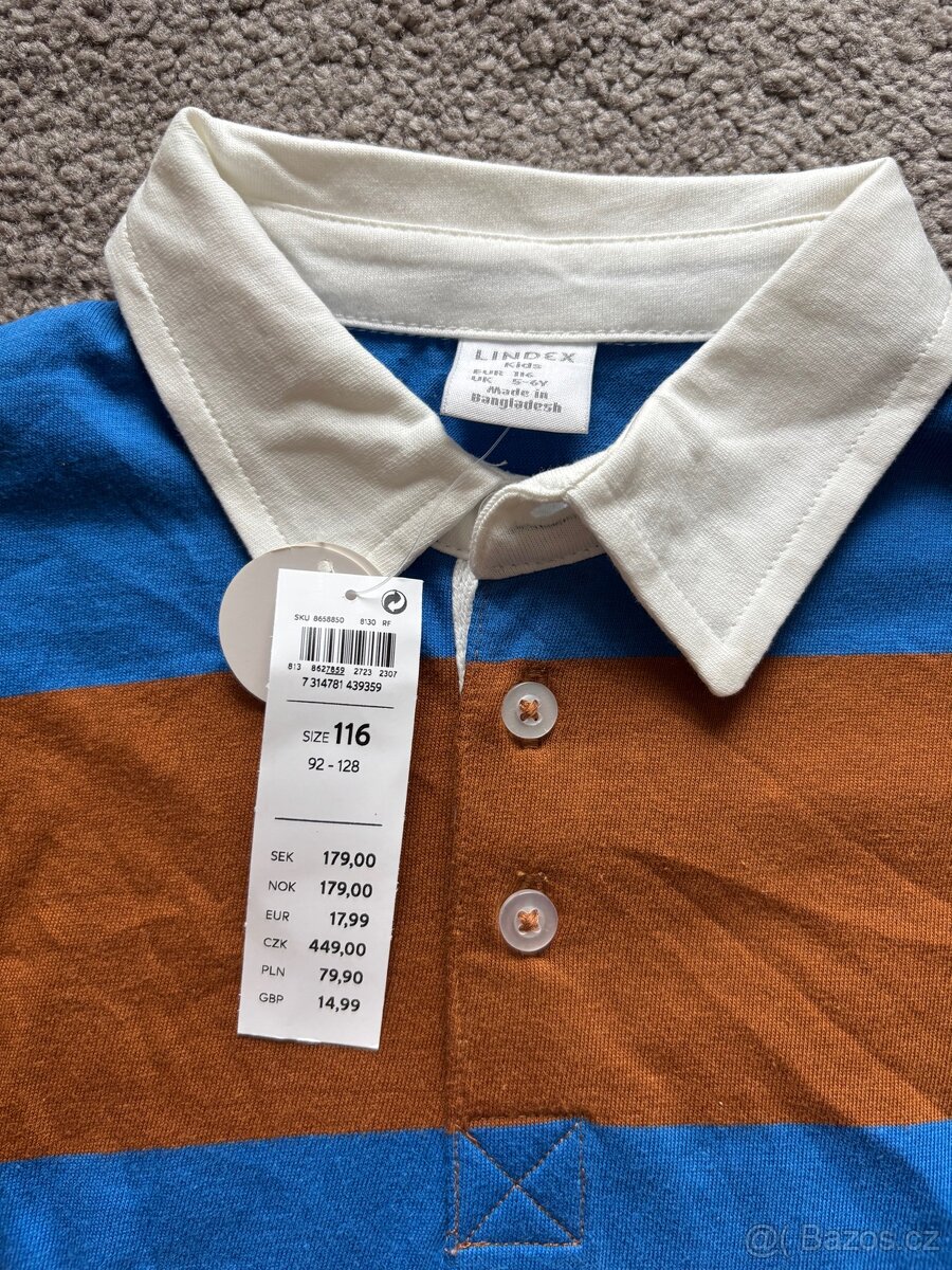 Polo tričko Lindex vel 116 - 2
