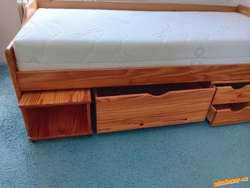 DĚTSKÁ POSTEL S ÚLOŽNÝM PROSTOREM / 90x200 / - 2