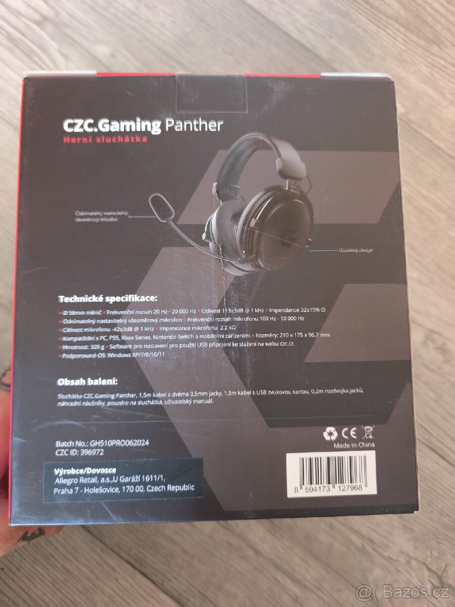 Herní sluchátka CZC Gaming Panther - 2
