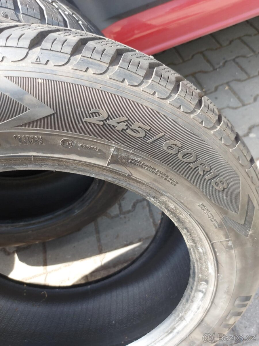 Zimní gumy Goodyear 245 60 r18 - 2