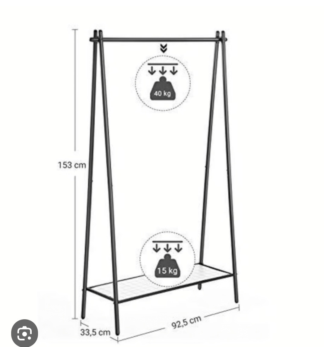Předsíňový věšák HSR23BK - 2