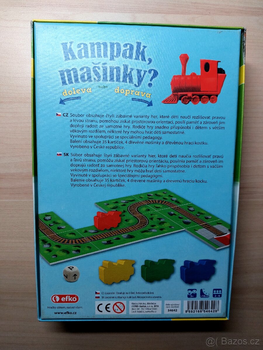 Společenská hra pro děti Kampak, mašinky? - 2