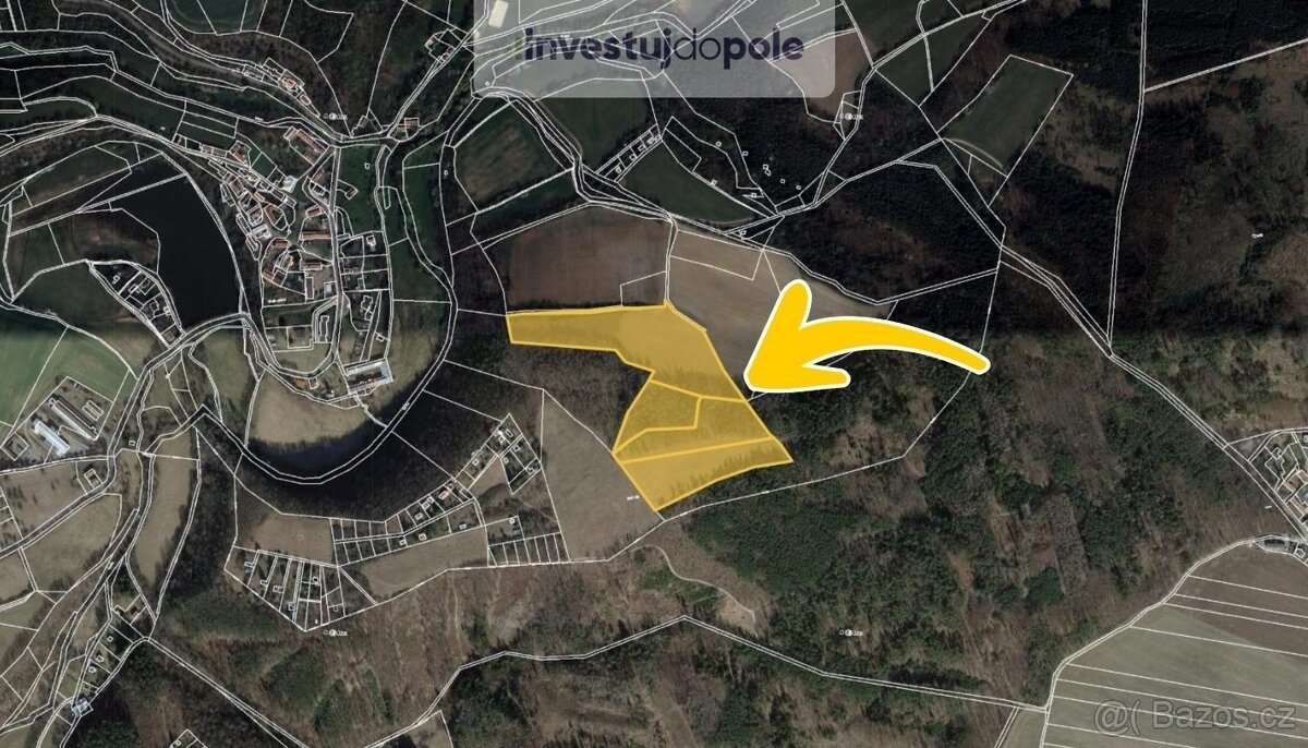 Prodej louky 56 080 m², Bojanovice - Malá Lečice - 2