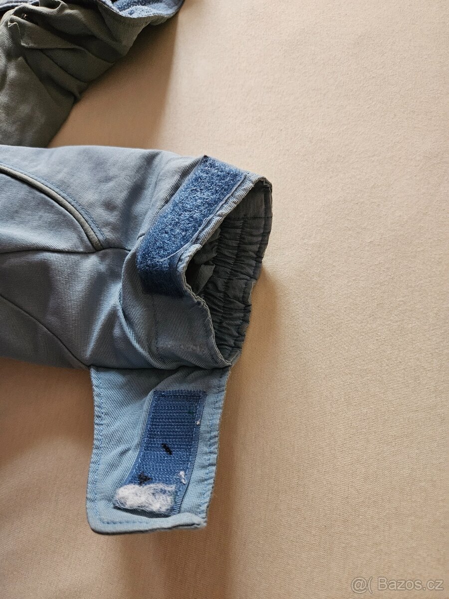 Zimní / lyžařská bunda vel. 122-128 šedo-modrá - 2