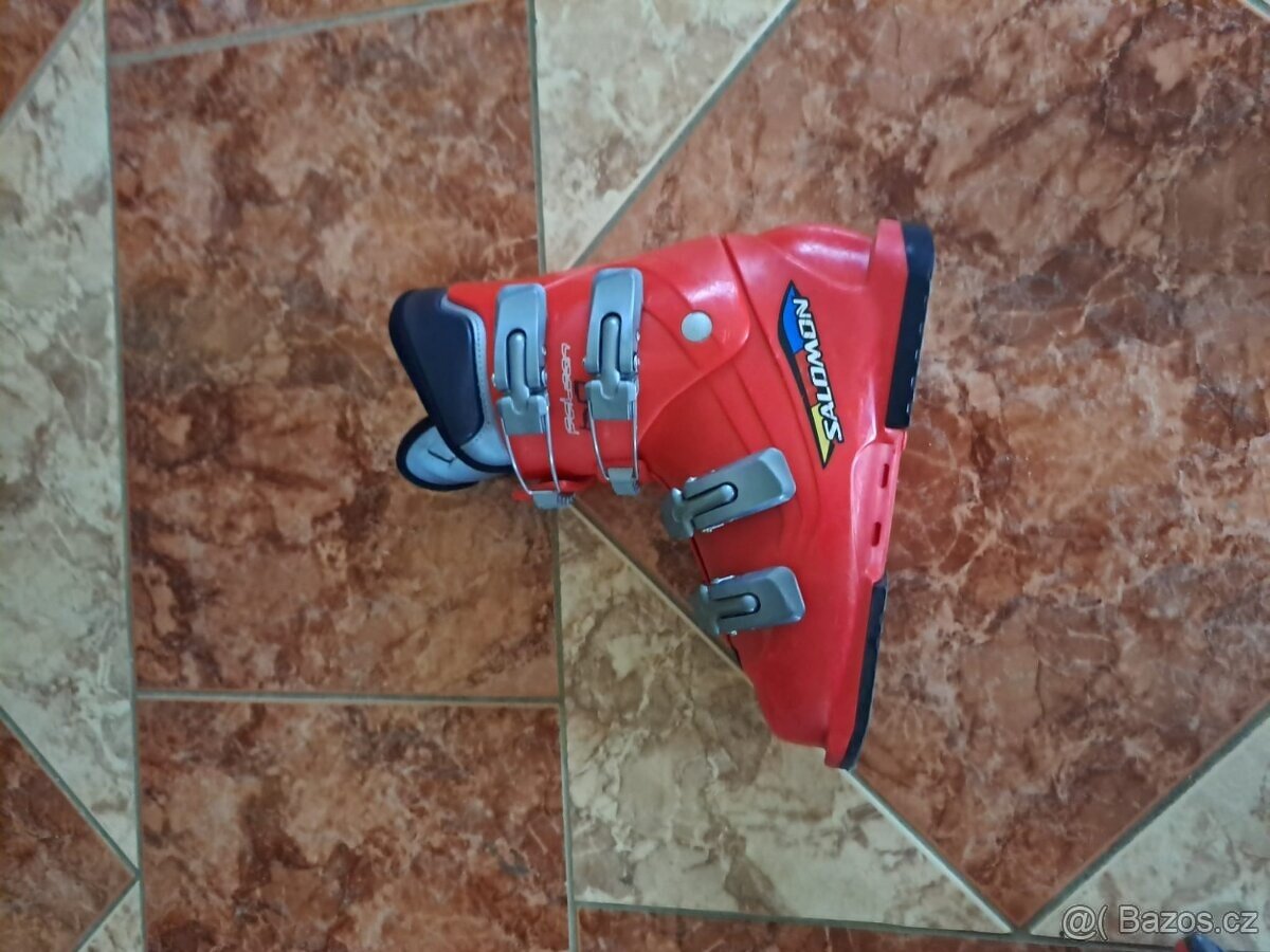 ZNAČKOVÉ LYŽÁKY SALOMON,VEL.39, V PĔKNĖM STAVU - 2