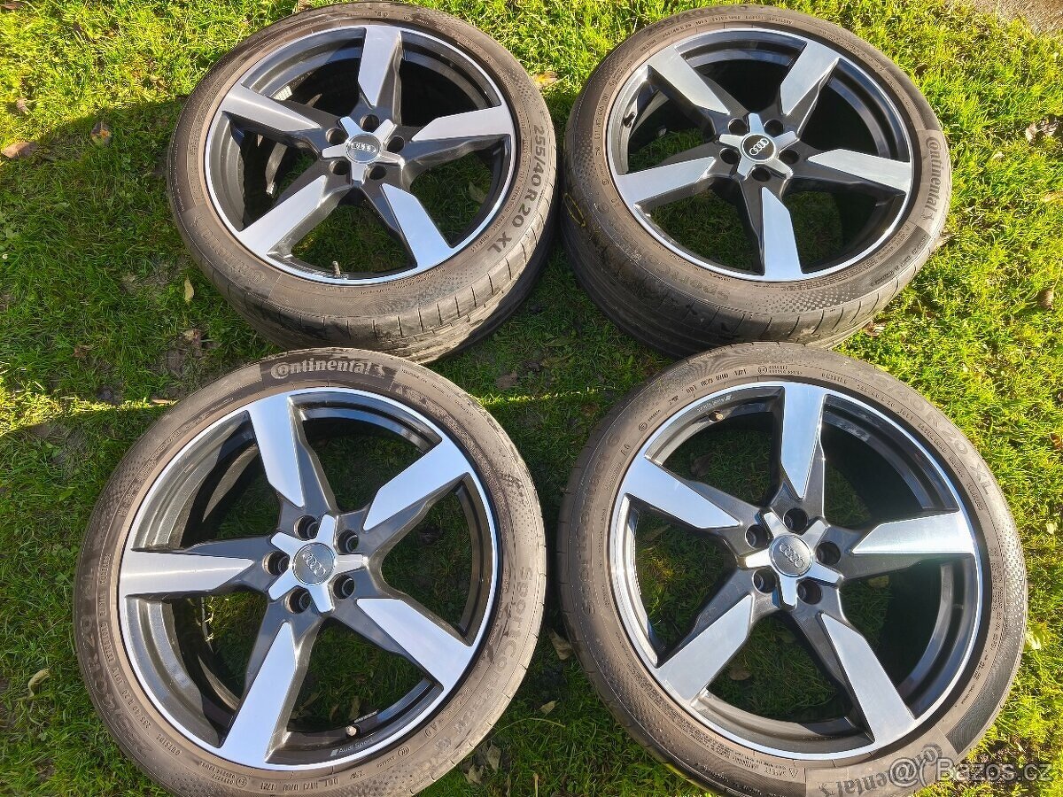 Letní sada Audi R20 5x112 A6 S6 RS6 Continental 255/40/20 - 2