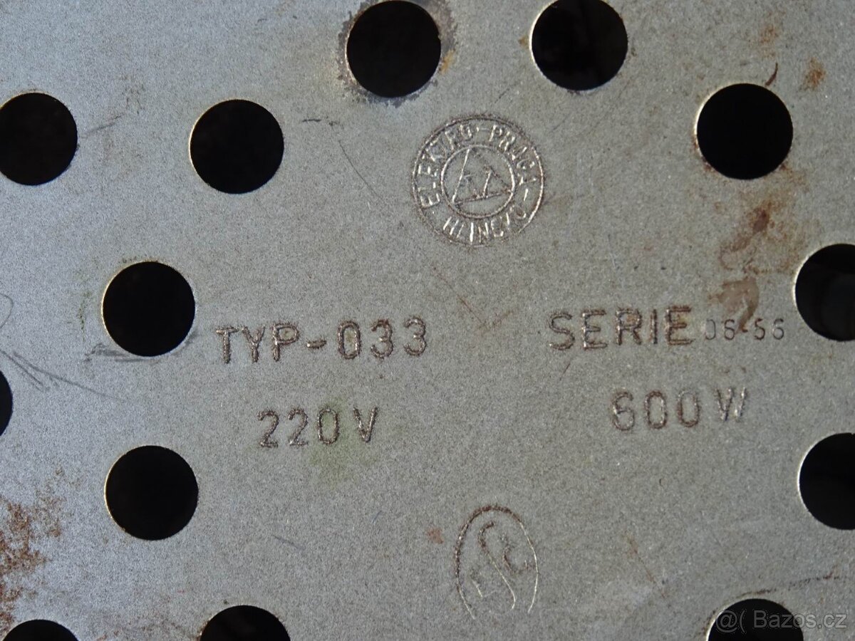 Elektrické vařiče RETRO typ ETA a žehličky . - 2