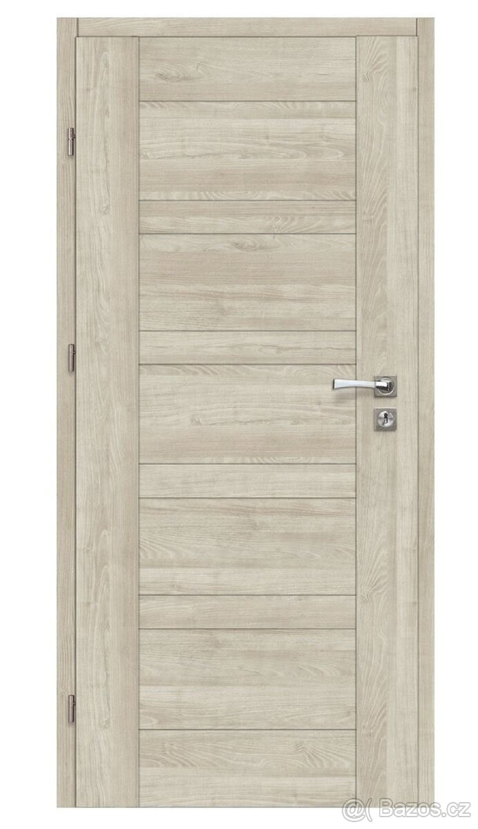 Kvalitní interiérové dveře TANGO 40 -dub -90P nové - 2