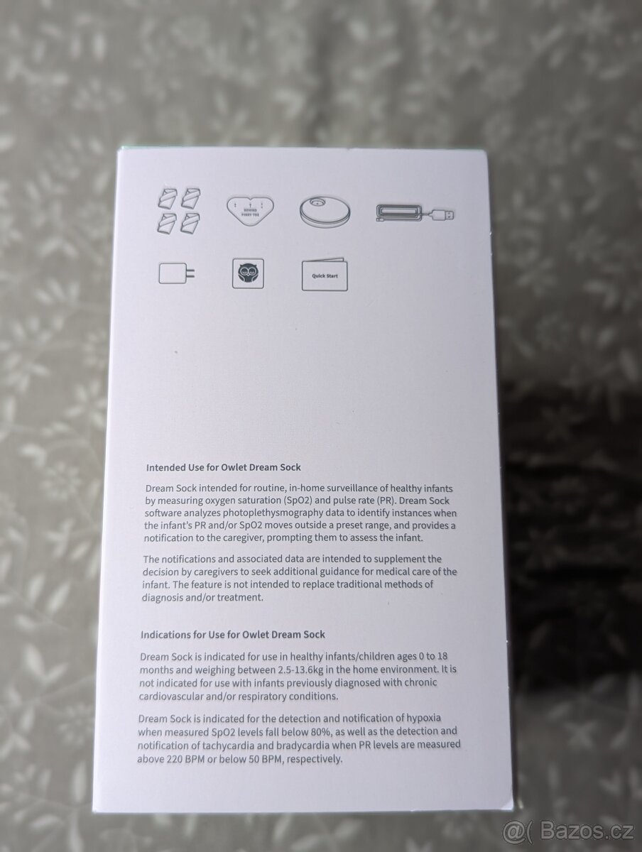 Chytrá ponožka Owlet Dream Sock - 2