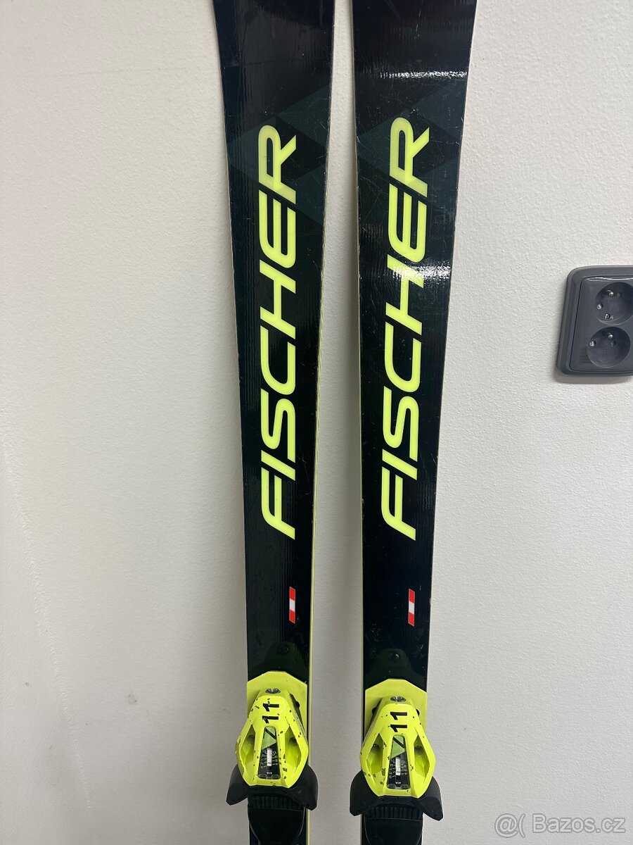 Prodám dětské lyže FISCHER RC4 worldcup GS délka 160 cm - 2