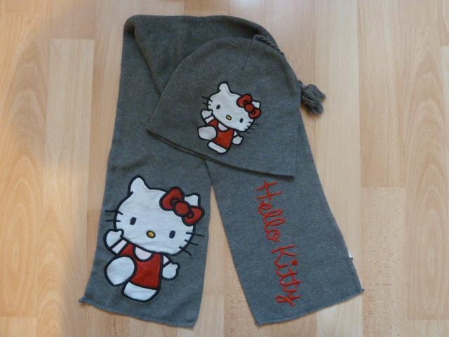 2x set Čepice & šála Hello Kitty H&M 1-3 roky - 2