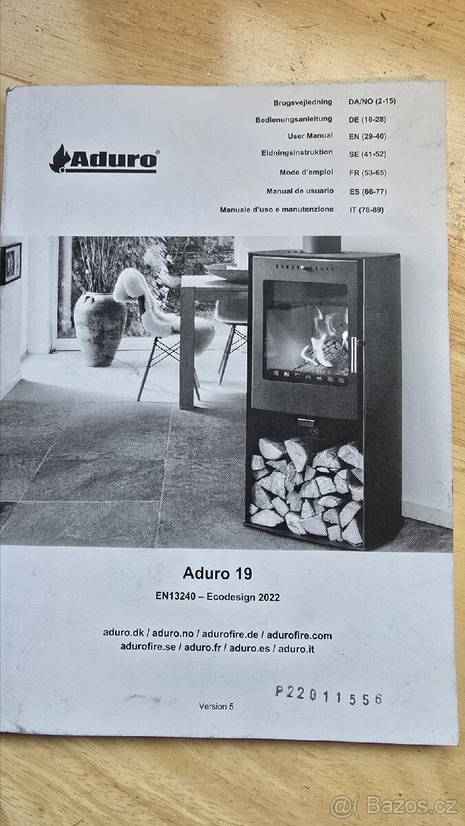 Krbová kamna Aduro 19 - 2