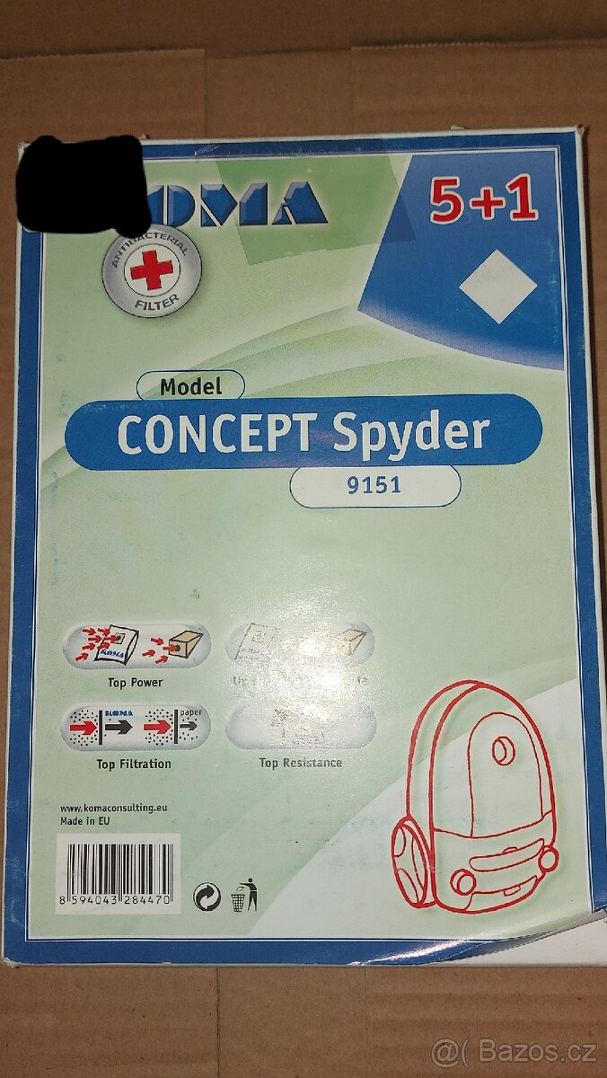 Prodám nerozbalené balení sáčků Eta, Concept, Electrolux, - 2