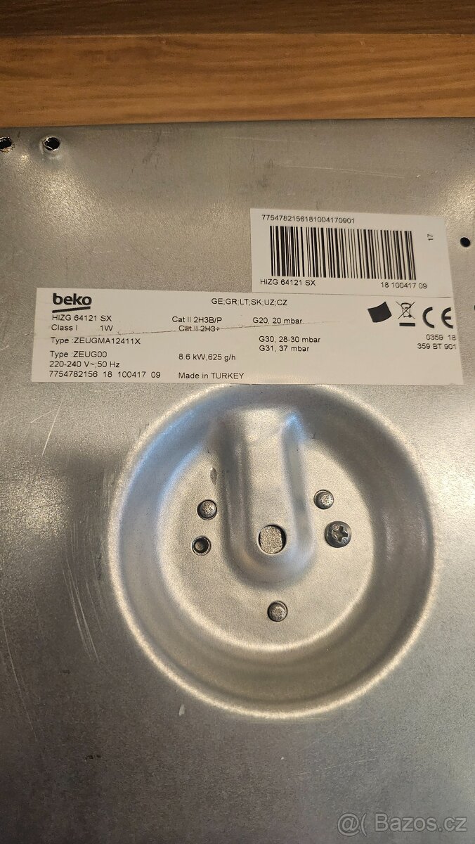 Plynová varná deska Beko - 2