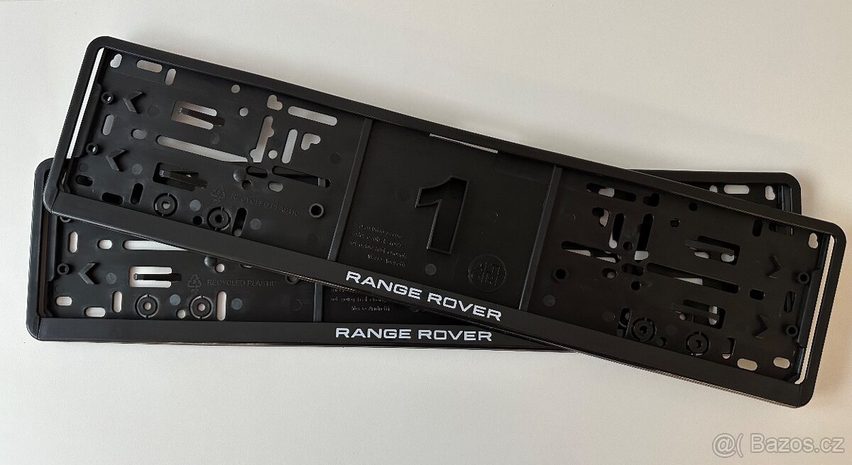 Range Rover podložky pod SPZ - 2