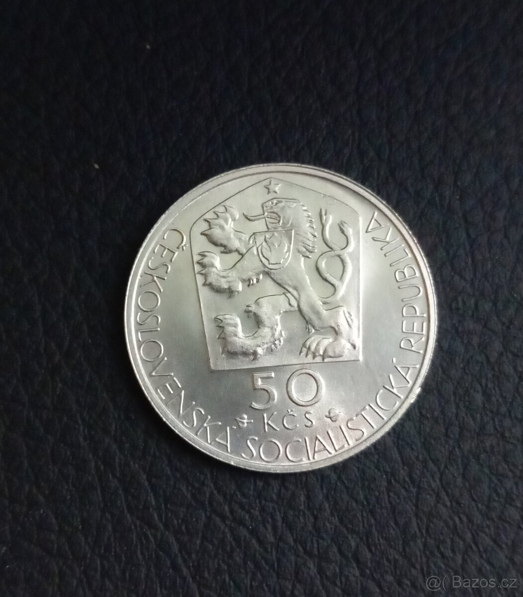 50 Kčs výročí úmrtí Jána Kollára 1977 - 2