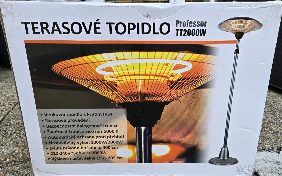 Zahradní el. ohřívač - 2