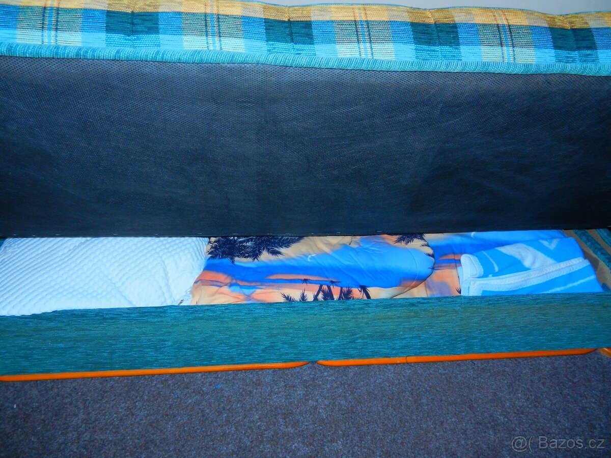 rozkládací sedačka s úložným prostorem - 2