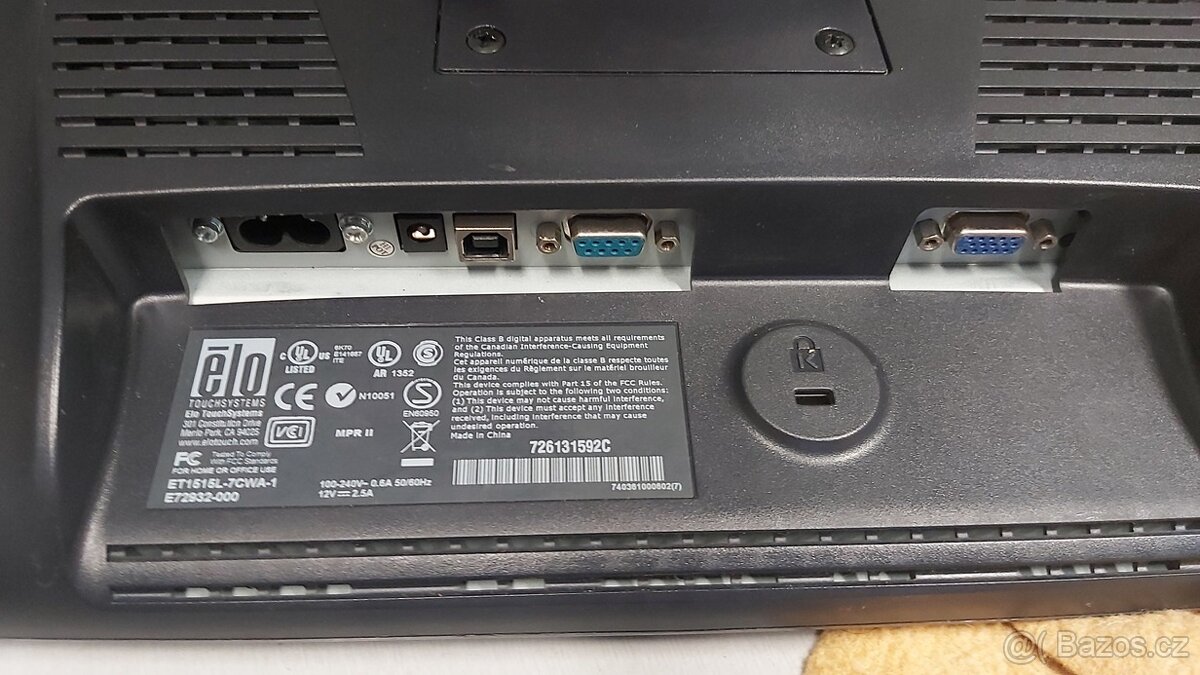 Dotykový monitor ELO 15" ET1515L pokladní - 2
