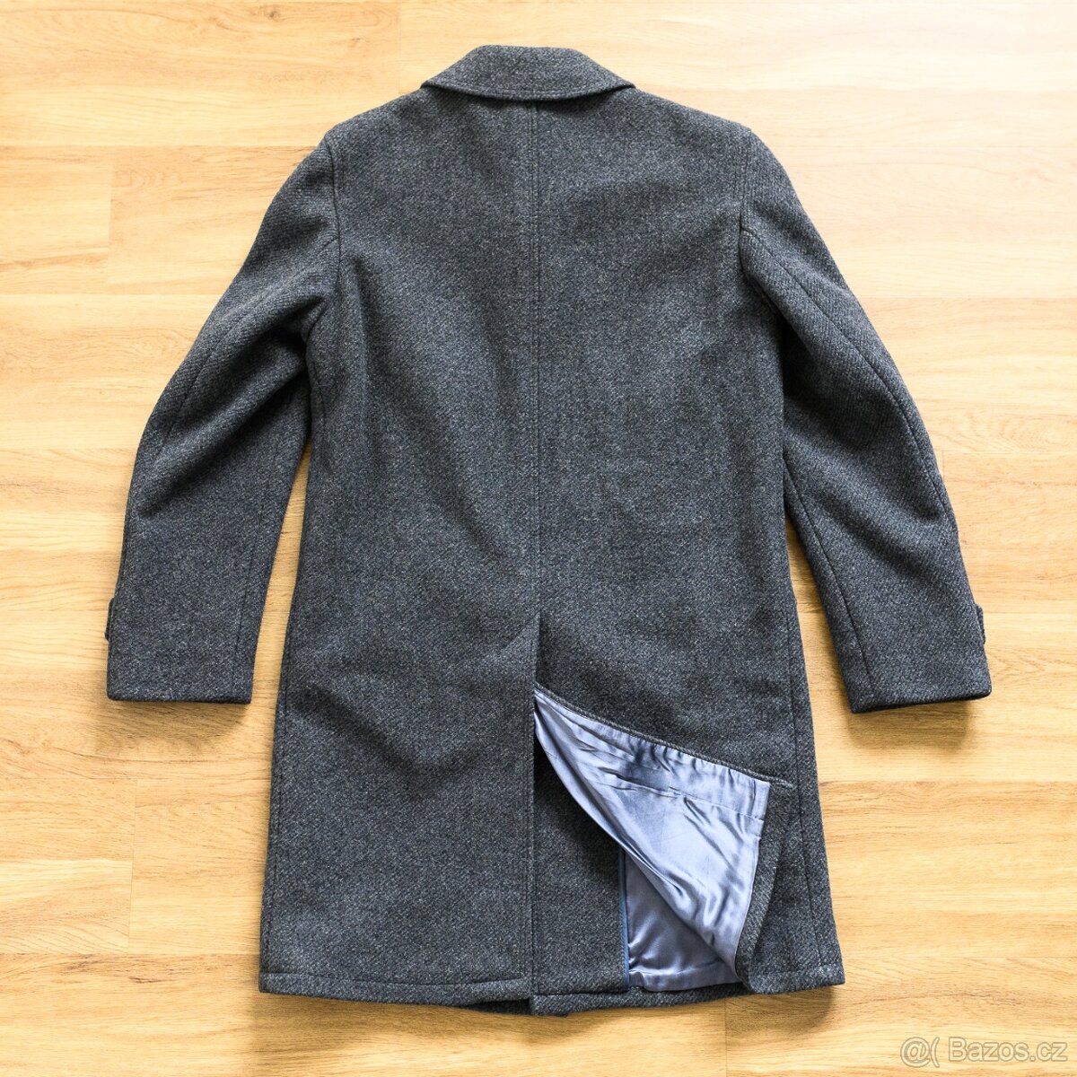 Pánský kabát vlněný s rozparkem 48/50 – OP Prostějov - 2
