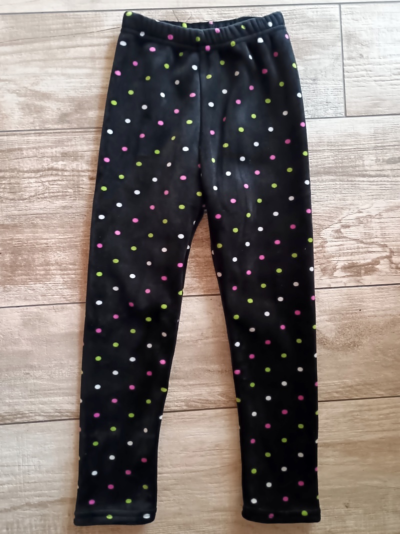 Nenošené zateplené legíny, vel.128 - 2