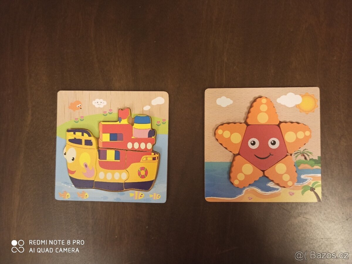 Vkládačka stavebnice dřevěná - 2