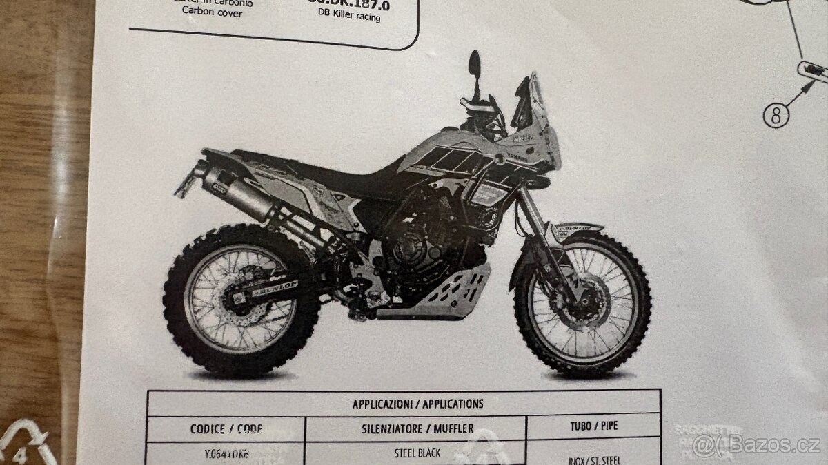 výfuk Yamaha Teneree 700 - 2