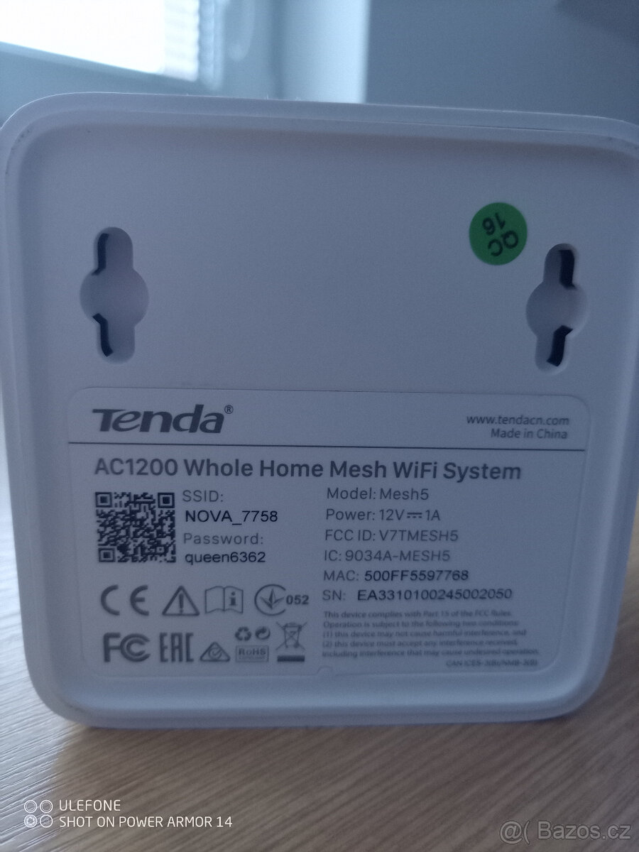Prodám 2x router TENDA - 2