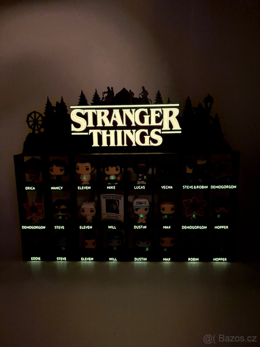 Rámeček na figurky kinder joy stranger things - 2
