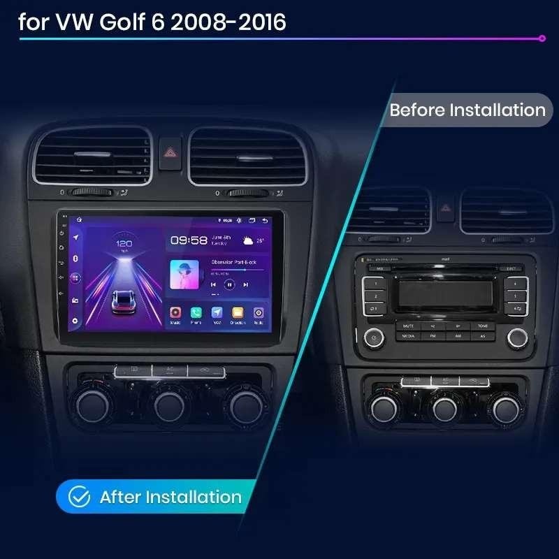 Android autorádio s navi pro VW GOLF 6 (2008-2016) - 2