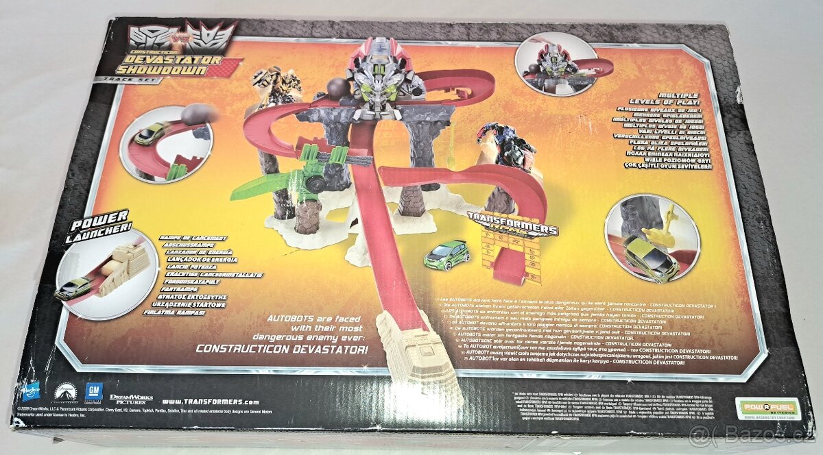 Transformers dráha Construction Devastator Showdown - 2