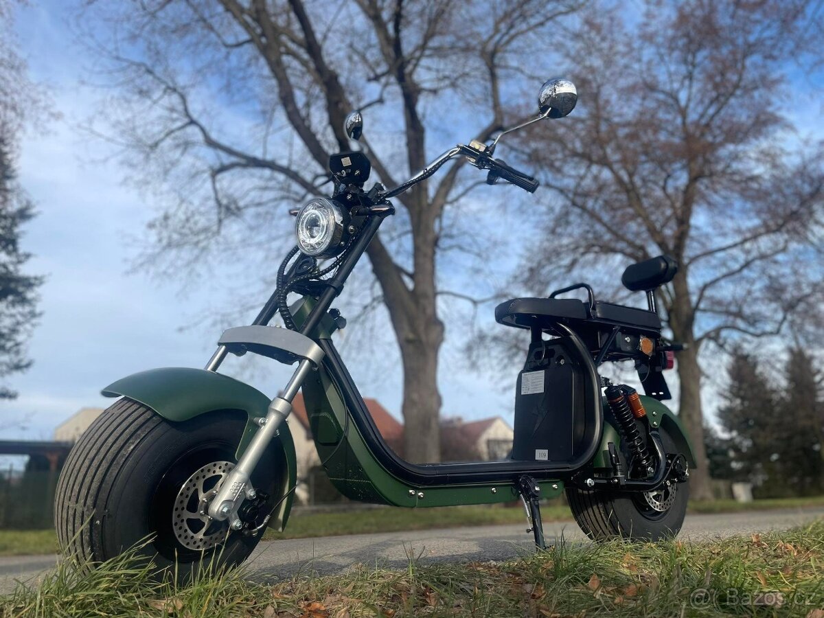 Elektrická Koloběžka 1200w/60v - záruka - Doprava možná