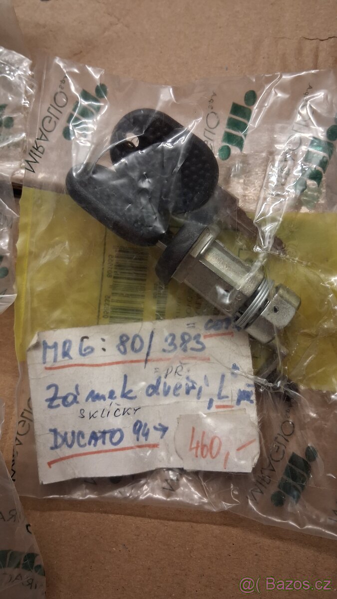 Prodám zámky s klíči Fiat Ducato od 1994 - 2