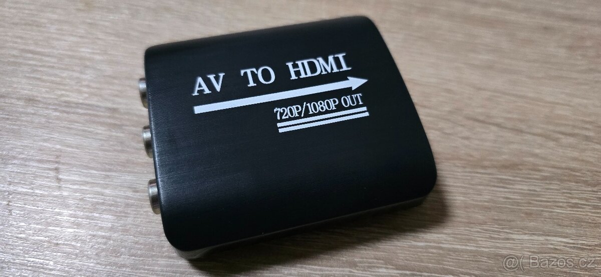 PS1,PS2,PS3,XBOX,N64,Wii,DVD,VHS převodník z AV do HDMI - 2