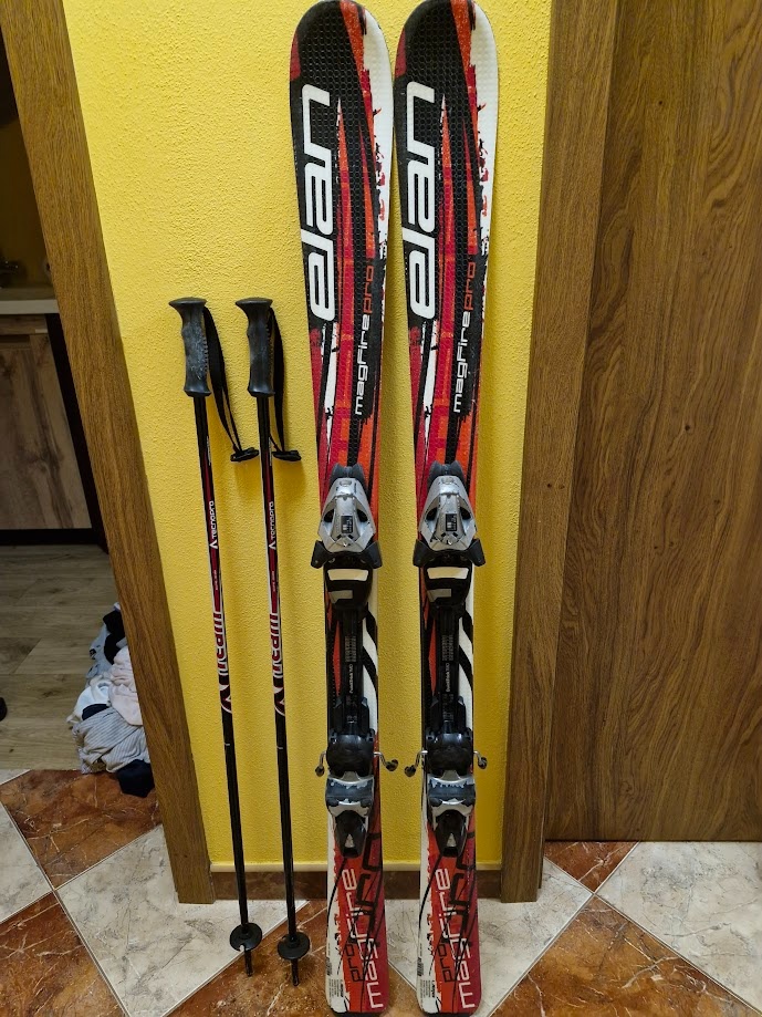 Dětské lyže sjezdové ELAN 140cm s vázáním - 2