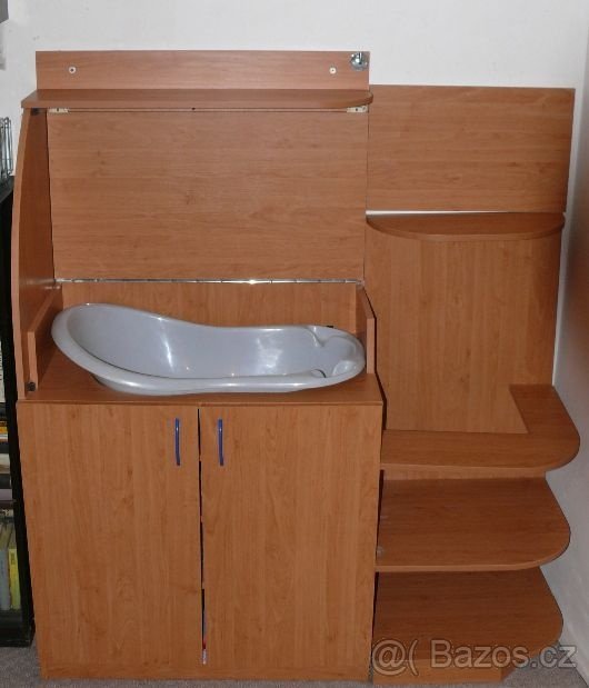 PŘEBALOVACÍ PULT - KOMFORTNÍ - S VANIČKOU - 2