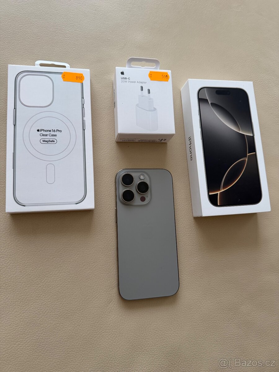 IPhone 16pro Záruka 12.měs. - 2