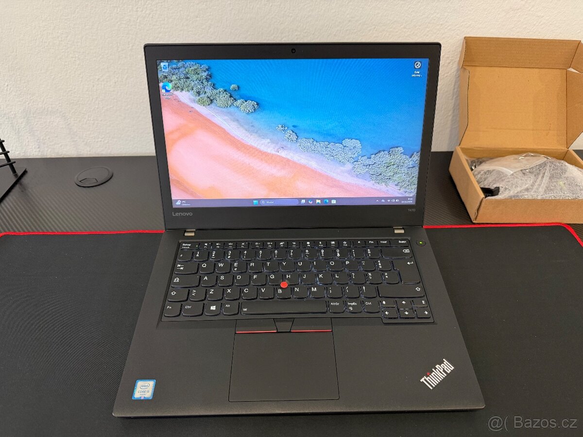 Lenovo ThinkPad T470 - nova baterie / Core i5 / Win 11 - 2