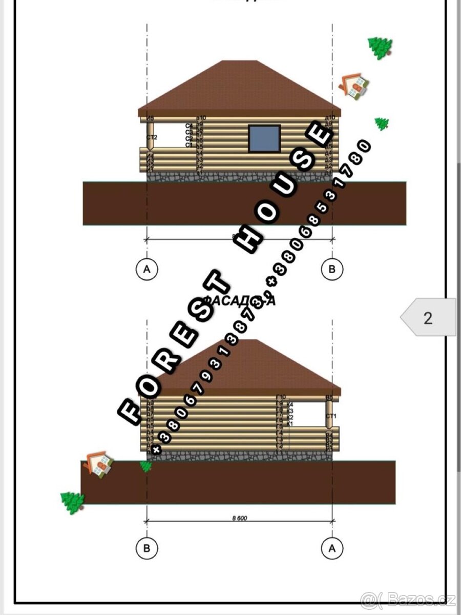 Dřevěná chalupa k výstavbě - 2