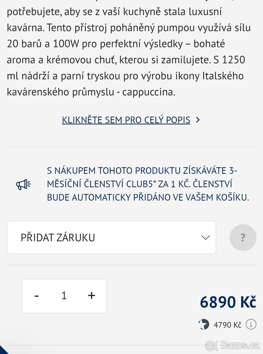 Kávovar Primera Espresso - 2