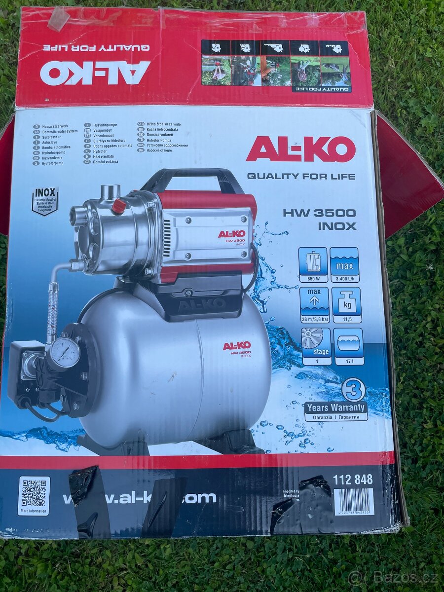 Vodárna Al-Ko HW 3500 INOX - 2