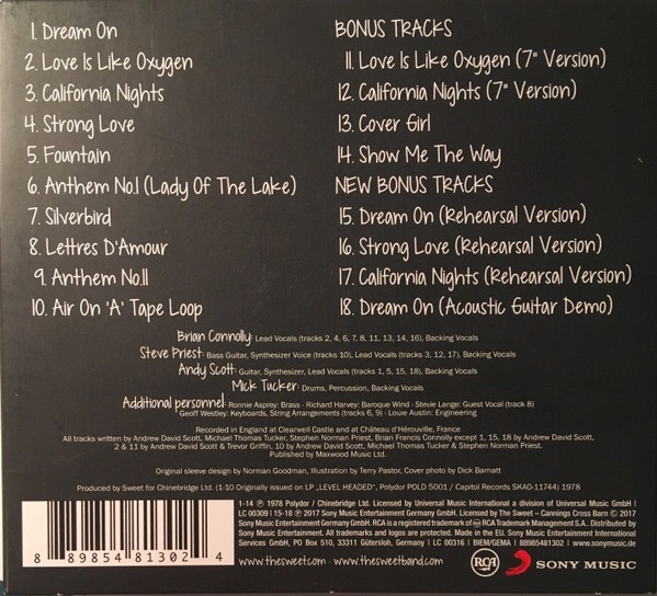 Koupím toto CD od Sweet: - 2